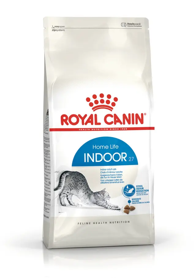 غذای خشک گربه رویال کنین Indoor 27 مخصوص گربه‌های خانگی